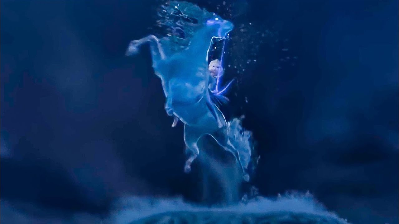 Download Frozen Elsa Embracing Powers Water Horse Wallpaper | arnoticias.tv