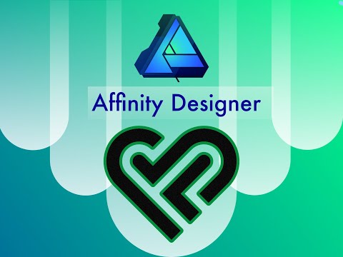 ریدیزاین لوگو در نرم افزار افینیتی دیزاینر _ Redesign and affinity designer