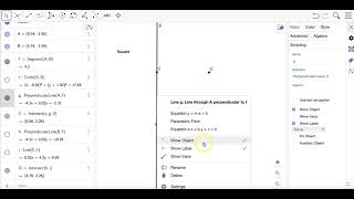 Geogebra: Square