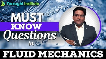 MUST KNOW QUESTIONS in FLUID MECHANICS | TNPSC -AE/JDO/SSC JE/TRB | Quick Revision + Detailed