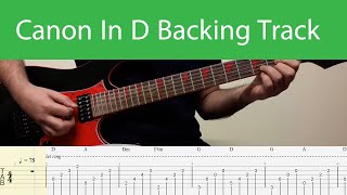 Canon In D By Johann Pachelbel Guitar Backing Track(D  A  Bm  F#m  G  D  G  A)