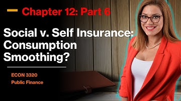 Consumption Smoothing? Social v. Self Insurance -  Chapter 12 Part 6