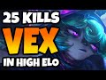 Insane 25 kills vex game in high elo all my teammates were bad