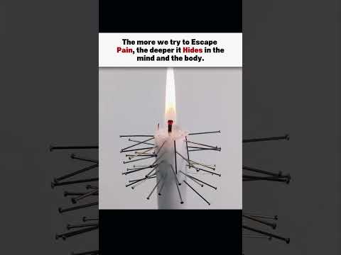 The More You Avoid Pain, The Deeper It Wounds #motivational #lifelessons #fyp