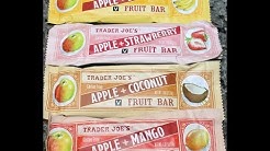 Trader Joe's Fruit Bars Review: Apple + Banana, Strawberry, Coconut & Mango 