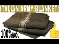 Italian army military surplus wool blanket, best for winter bushcraft,camping,prepping,survival gear