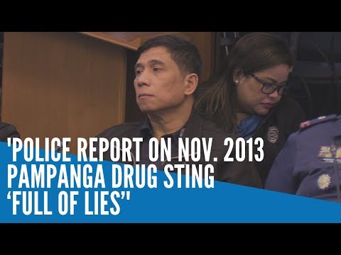 Police report on Nov. 2013 Pampanga drug sting ‘full of lies’ — ex-PNP official