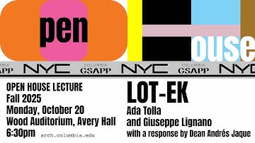 Open House Lecture: LOT-EK
