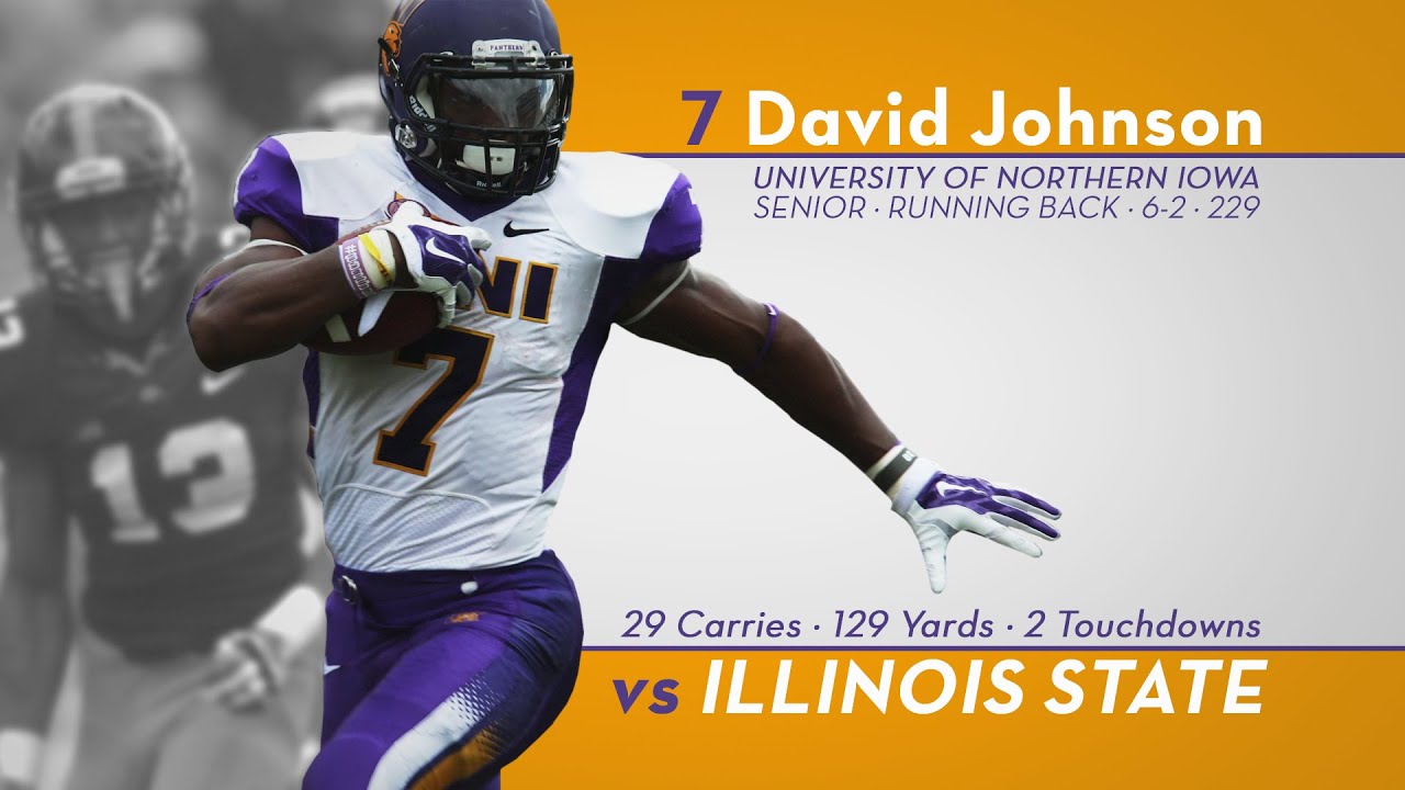 David Johnson vs Illinois State (2014) - YouTube