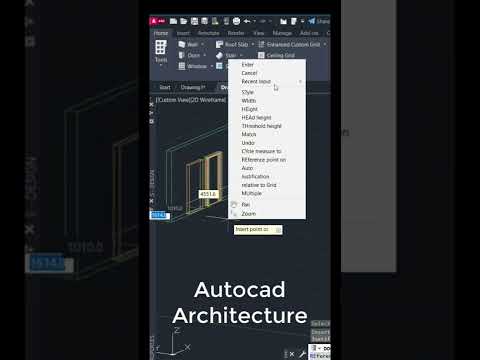 Autocad architecture #shorts