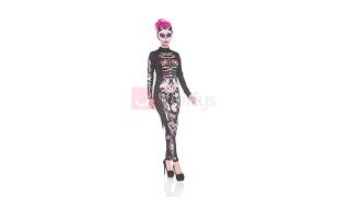 Sugar Skull Cat Costume by Smiffys