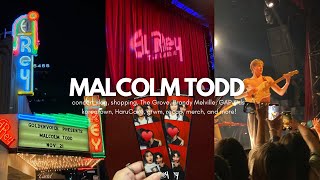 seeing MALCOLM TODD LIVE 🎭 El Rey Theater, harucake, The Grove, grwm recap, and more!