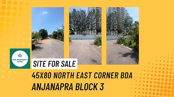 BDA North East Corner Site for Sale Anjanapura near Kanapaura Road Metro 5 Min | PG1085 | 8884441367