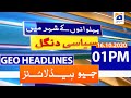 Geo Headlines 01 PM | 16th October 2020