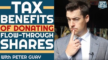 Tax Benefits of Donating Flow-Through Shares | Financial Planning