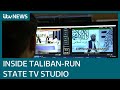 Afghans remain scared and uncertain despite Taliban assurances as they take over state TV | ITV News