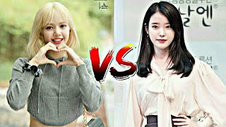 🔥Lisa🔥VS🔥IU🔥|| Open it up song✨ || who is your favorite?? Resimi