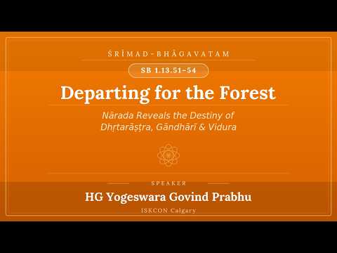 HG Yogeswara Govind Prabhu | SB 1.13.51-54