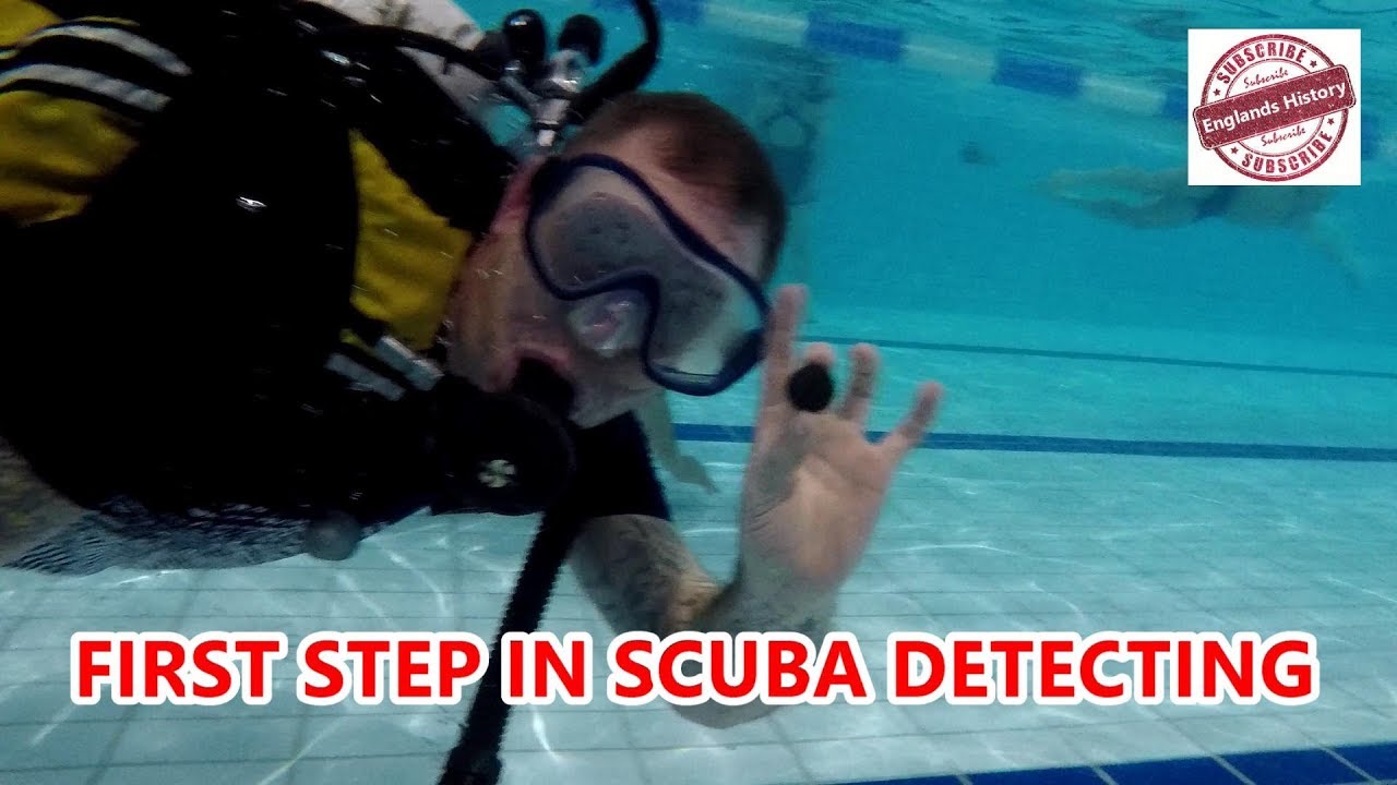 Scuba metal detector listing in a UK classifieds ad