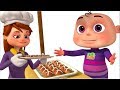 Hot Cross Buns With Zool Babies | Five Little Babies Collection | Nursery Rhymes & Kids Songs