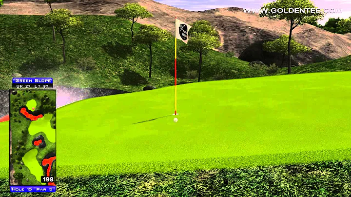 Golden Tee Great Shot on Turtle Island!