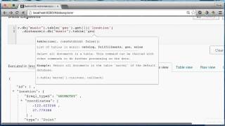 NoSQL Fundamentals - Next generation NOSQL database -Geospatial Queries