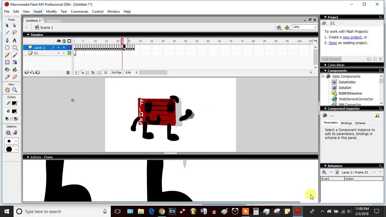 Flash Animation Test - YouTube