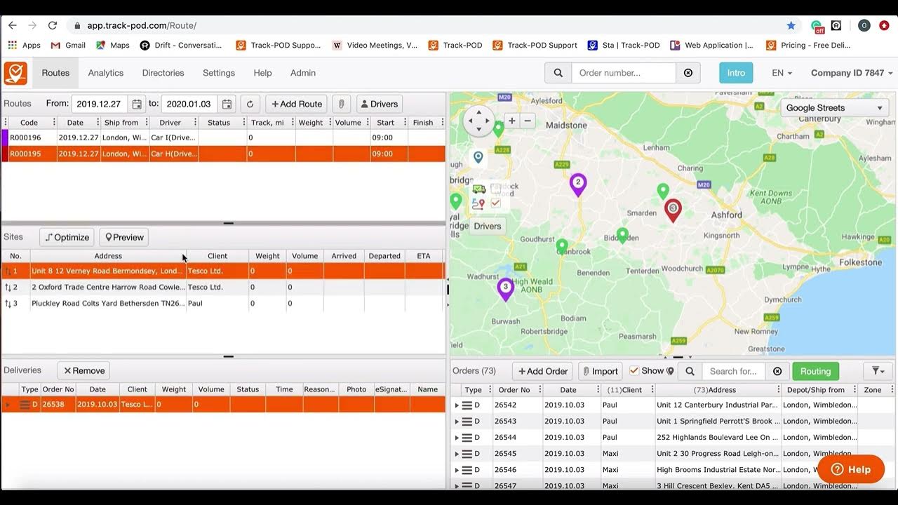 Advanced routing & fleet optimization