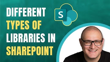 An overview of libraries on a SharePoint site