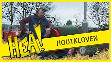 HEA! Houtkloven met een oude hooipers