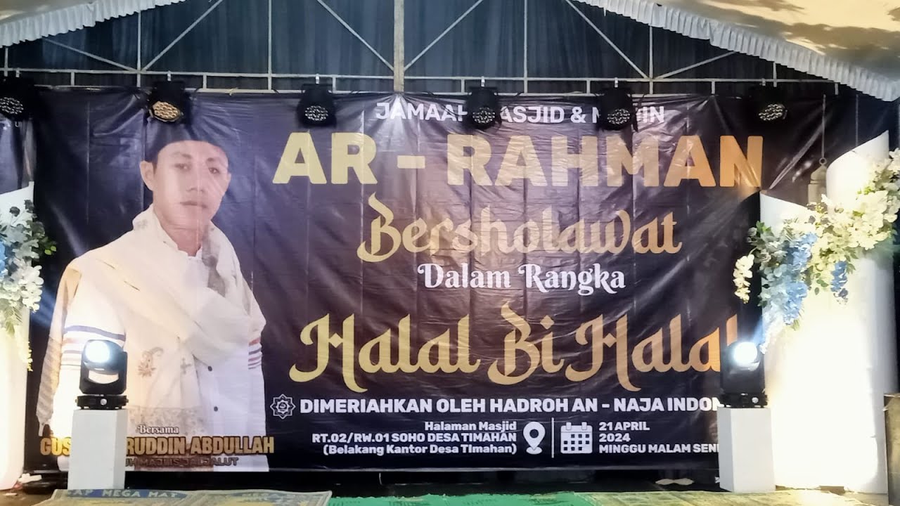 🔴 Jamaah Masjid Dan Madin AR - RAHMAN Timahan Kampak Trenggalek Bersholawat Bersama GUS BADAR