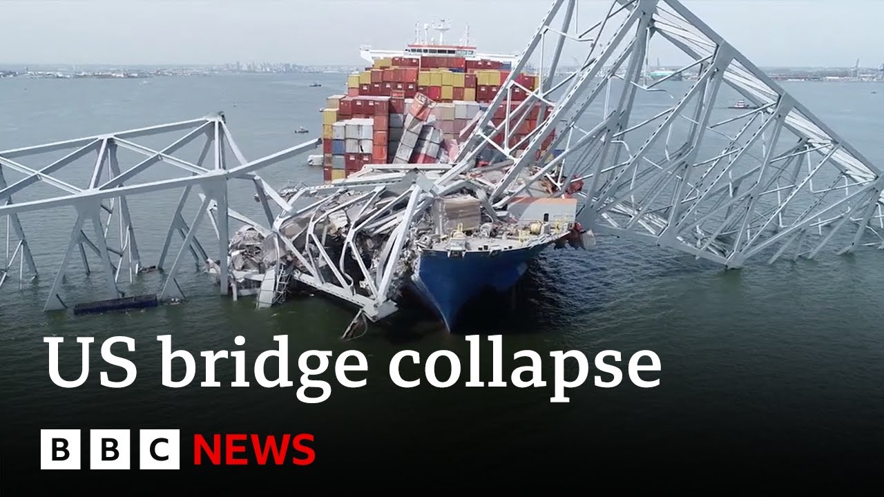 Baltimore bridge collapse: Six people believed dead |  BBC News