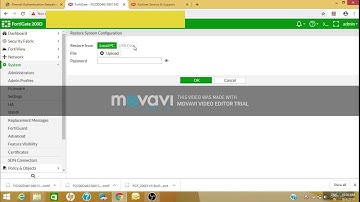 How to take backup and restore fortigate firewall