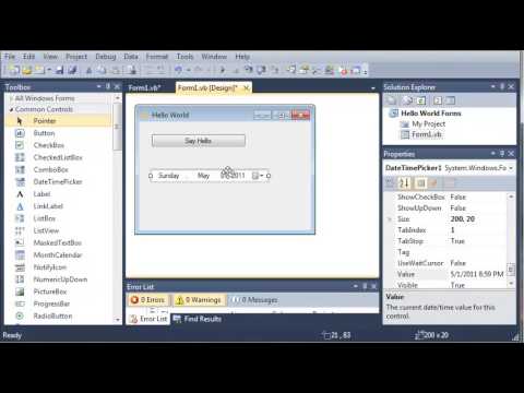 Visual Basic Tutorial   38   ToolBox   YouTube