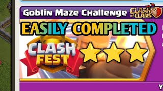 Easily 3 Star The Goblin Maze Challenge | Goblin Maze Challenge 2022 | Clash Of Clans
