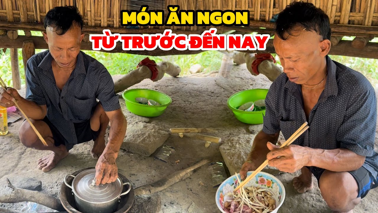 Món Ăn Ngon Của Người Đàn Ông Nghị Lực Từ Trước Đến Nay, Vừa Ăn Vừa Cười Vì Anh Rất Vui