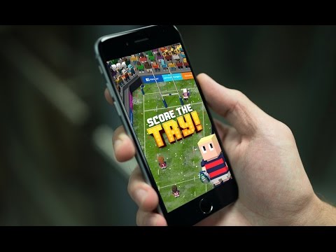 let’s play "Blocky Rugby - Endless Arcade Runner" для iOS (iPhone/iPad)