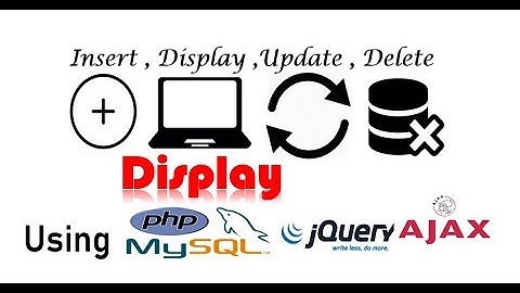 Get data from database using AJAX, jQuery, PHP, MySQL