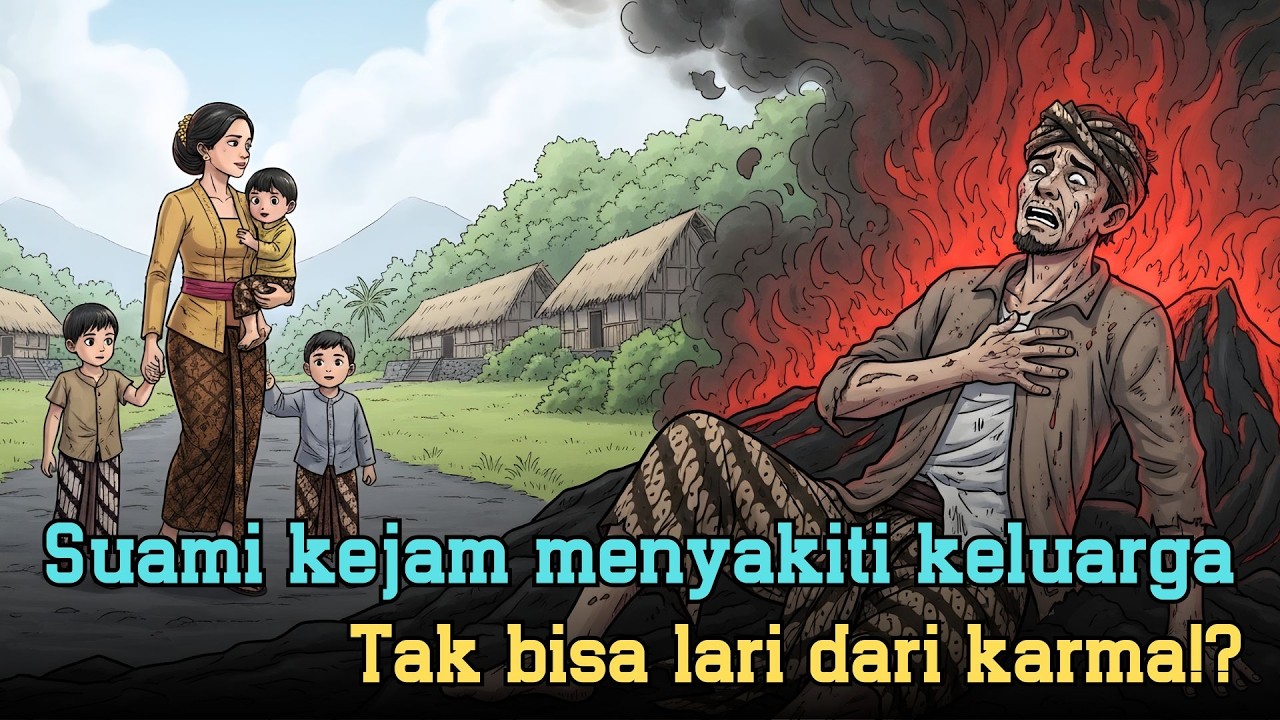 Suami Kejam yang Menyakiti Keluarga Akhirnya Dihantui Karma! |cerita rakyat
