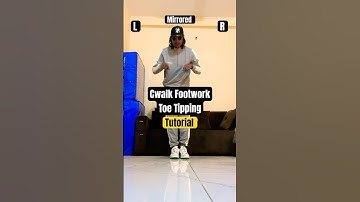 Cwalk Footwork Toe Tipping tutorial #jddancetutorial #cwalk #toetipping #cwalkfootwork