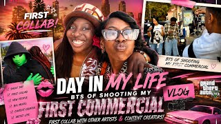 FILMING MY FIRST COMMERCIAL?! 🎬😭💖 | day in my life + behind the scenes