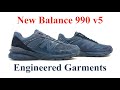 Кроссовки New Balance 990 v5 Engineered Garments, Обзор очень прикольного коллаба, Всем  рекомендую