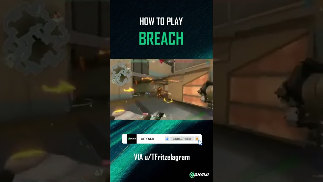 HOW TO PLAY BREACH #shorts #valorantclips #valorantclips #gamingshorts #valorantmontage