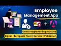 Angular 21 Crud With API | Employee Management App