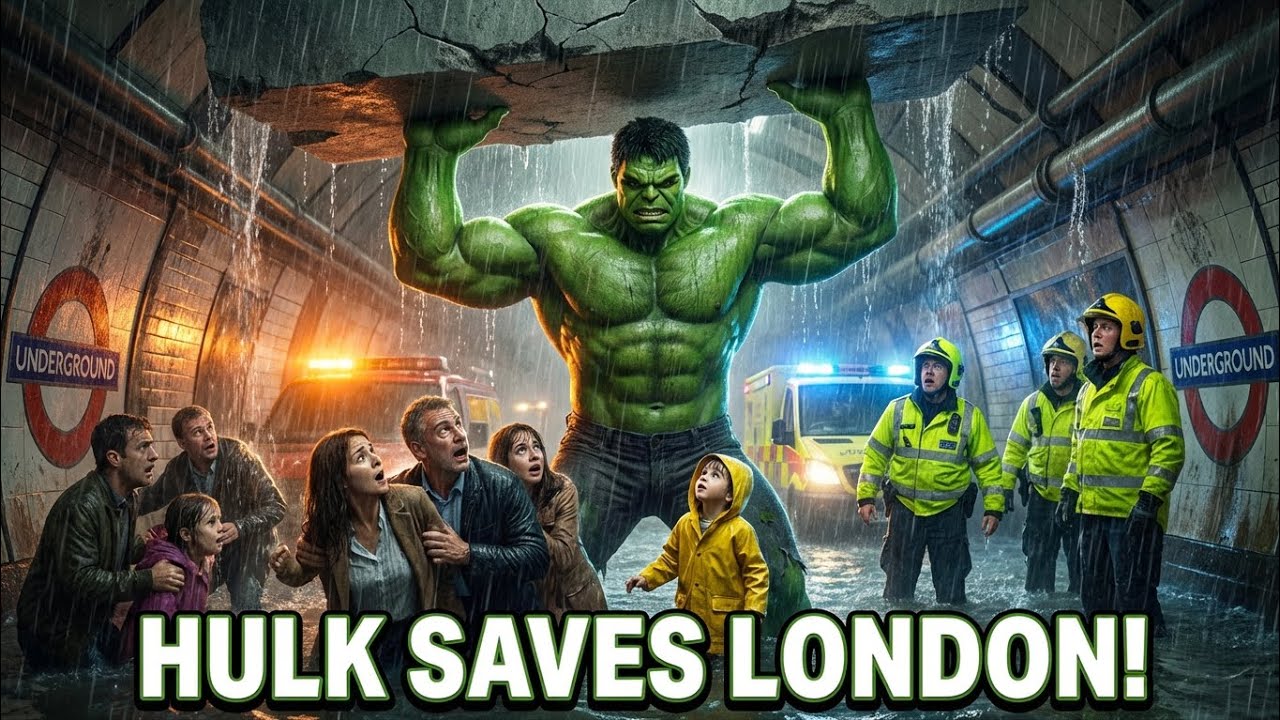 Ai Hulk Rage in Rainy London 🌧️💥 (2026) AI Concept Trailer"