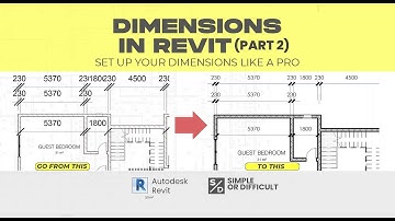 ADDING DIMENSIONS IN REVIT PART 2 - THE BEGINNERS ULTIMATE GUIDE || ZERO TO HERO