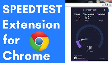 Internet Speedtest Extension For Chrome