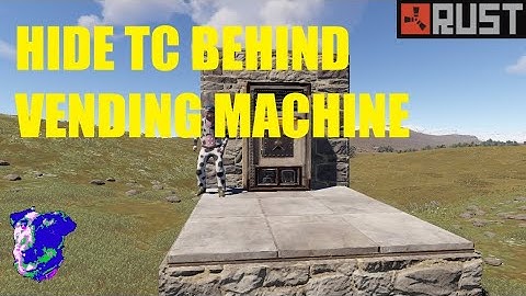 Hide TC Behind Vending Machine (Codelock still accessible)  - Building Tips #10 Rust 2022