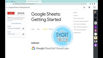 [NEW2023] Google Sheets: Getting Started || #Learn_to_earn || #qwiklabs || #GSP469