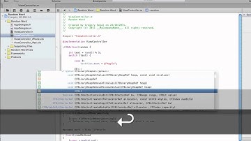 Xcode Tutorials - Random Word Generator